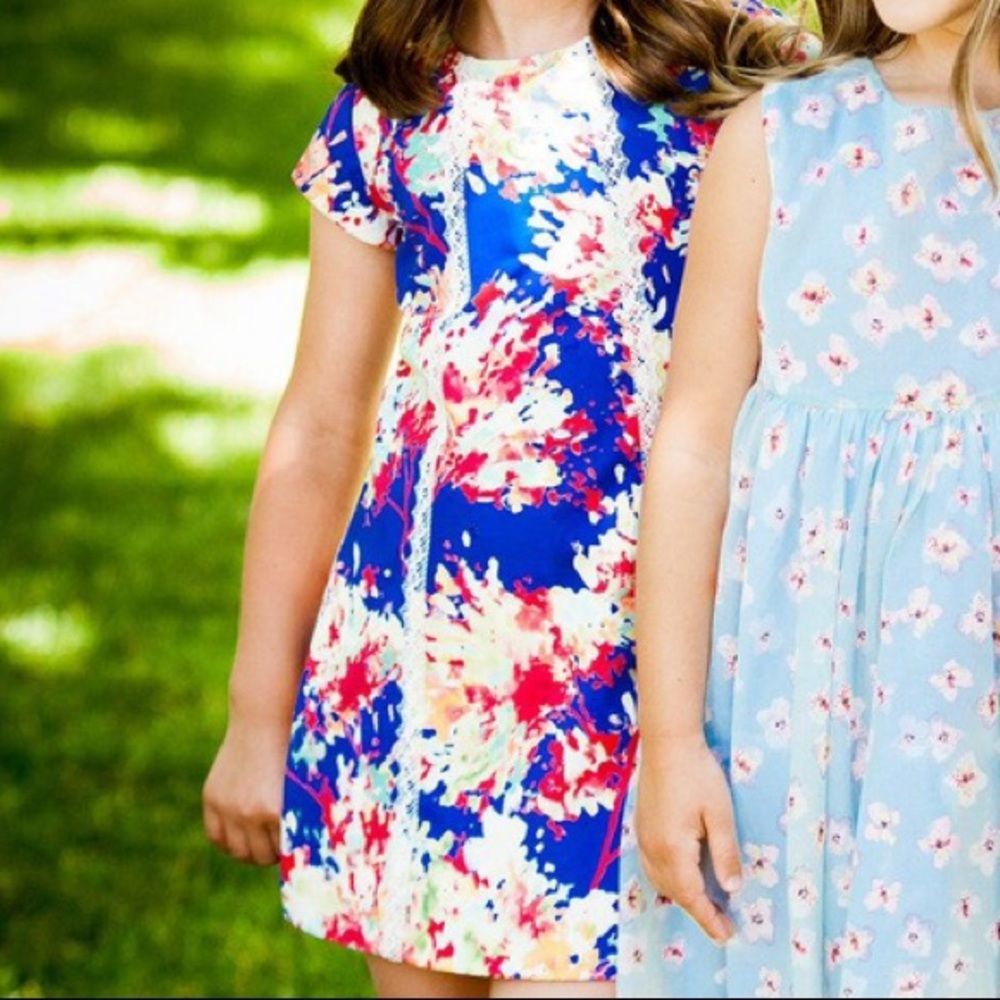 Florence Fancy Girls Floral Ava Dress Size 4 Years